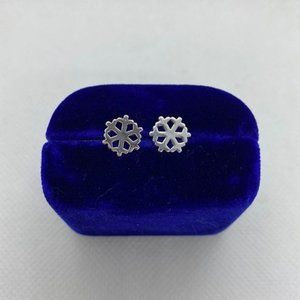 925 Snowflake Earrings